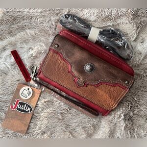 Justin Boots Women’s Western 3-way Bag Wallet